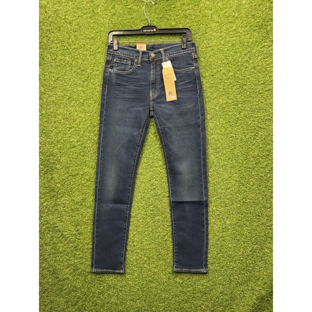 Levis 519 Jeans Mens 30x30 Extreme Skinny Stretch Sits Below Waist Dark Wash NWT